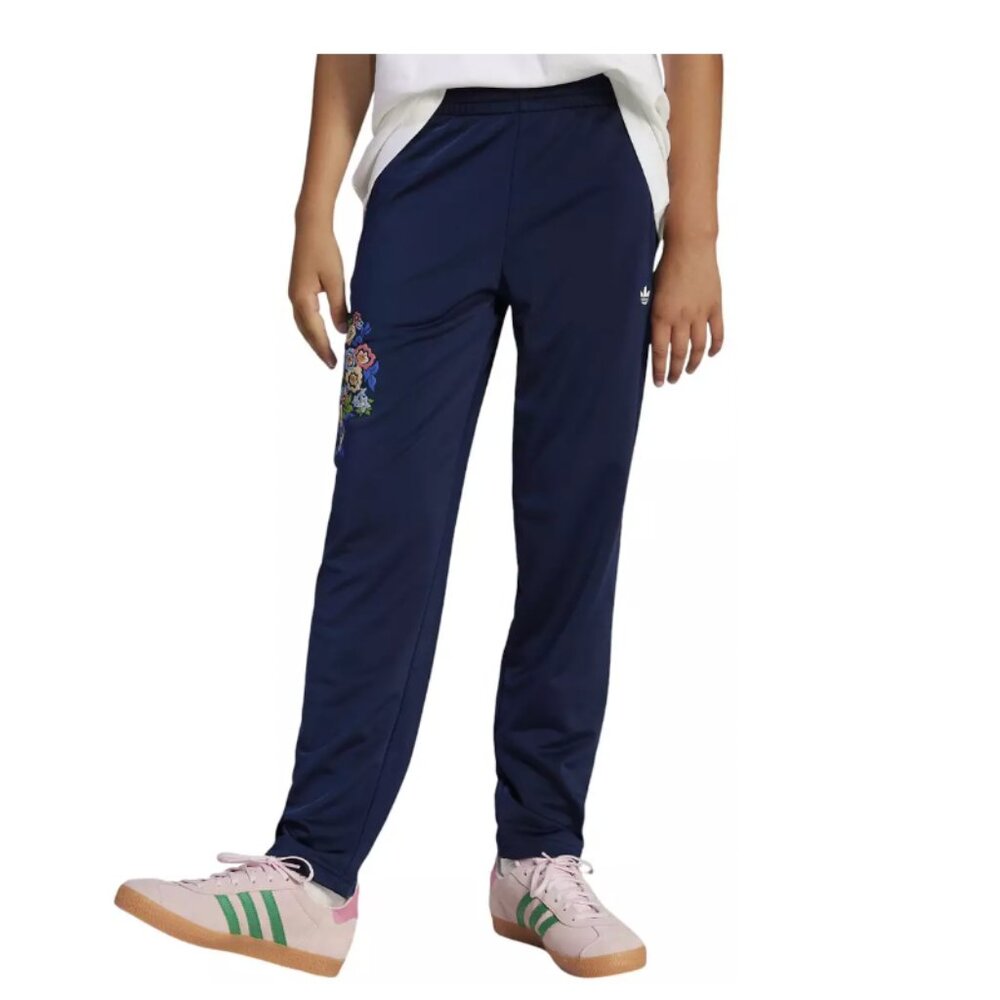 NWT Adidas Originals x‎ Liberty London Kids' Firebird Track Pants Navy Size XL